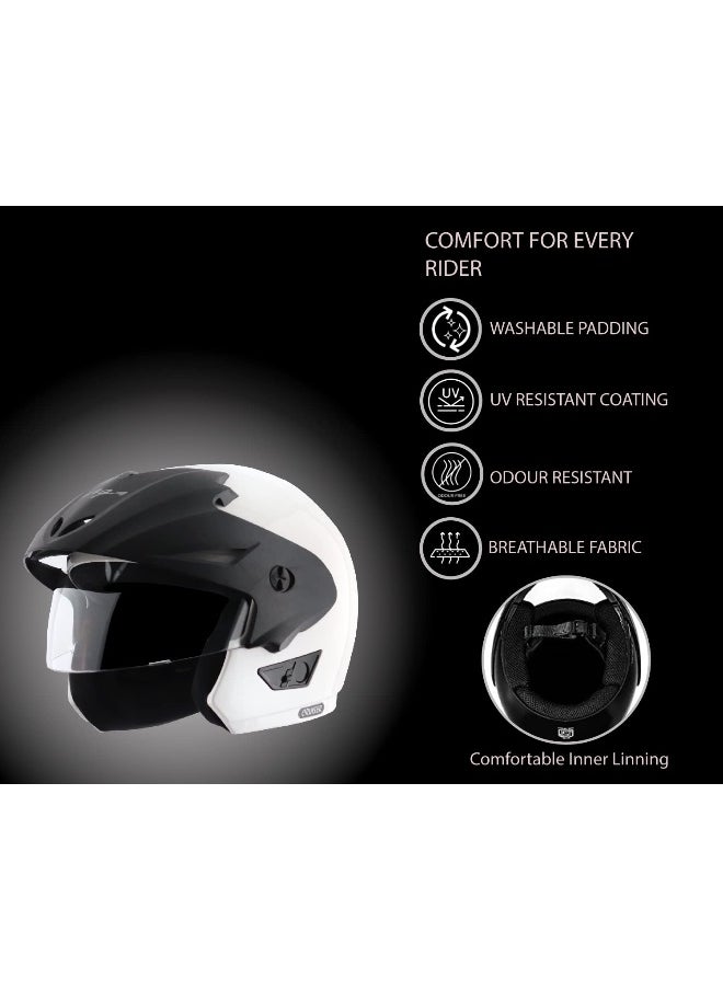 Cruiser CR-W P-W-M Open Face Helmet  White  M - pzsku/ZEB253A0B8CC53C377E3AZ/45/_/1733312329/8b2420d3-c296-418d-a799-9f2915de9595