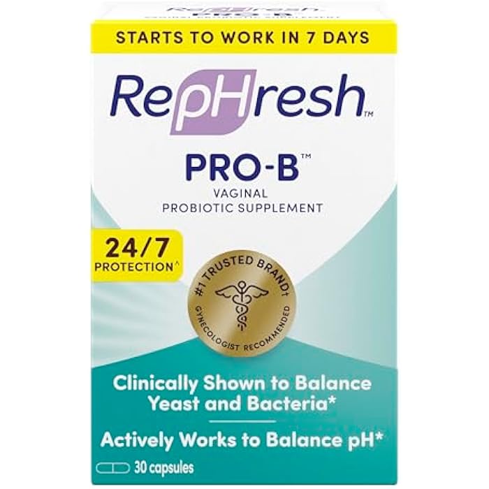 RepHresh Pro-B Probiotic Supplement for Women, 30 Oral Capsules - Image 1