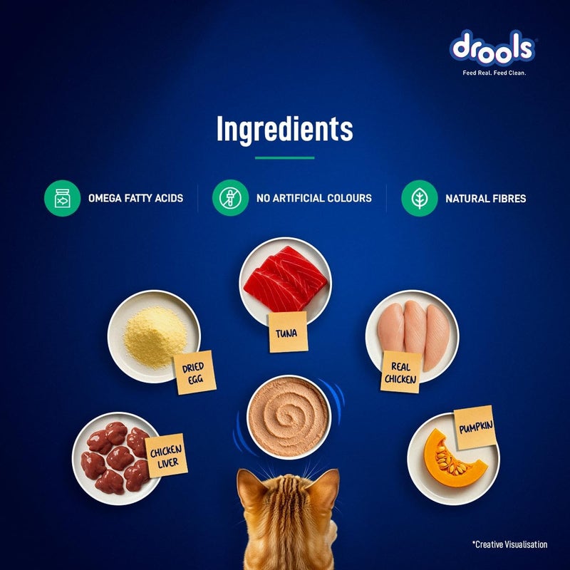 Drools Cat Tuna Mousse 80g - Grain Free, High Protein, Easy to Digest - Image 4
