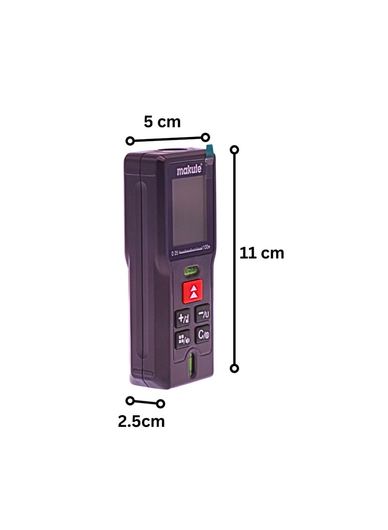 makute MKLDM10011 Laser Distance Meter 100m with Angle Sensor - Image 4