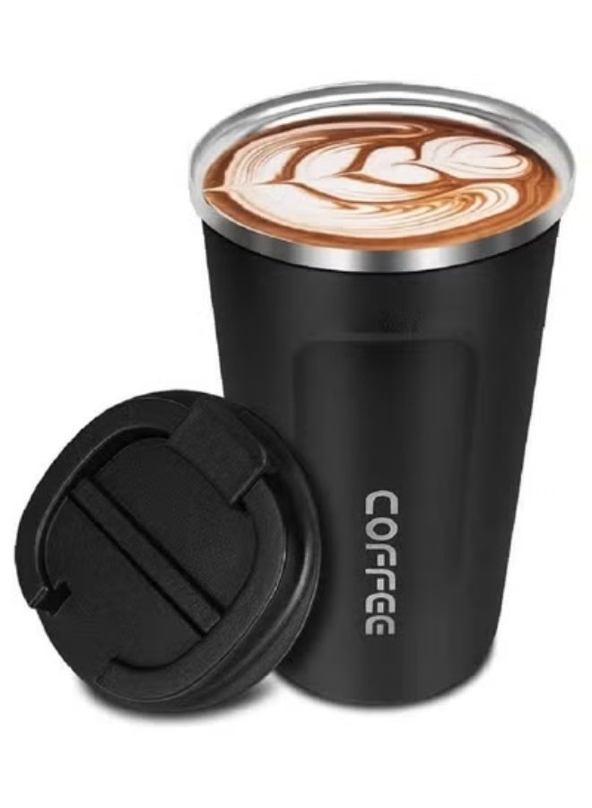 Insulated Travel Thermos Coffee Cup - Leak-Proof Stainless Steel Mug - Multicolour - Image 1