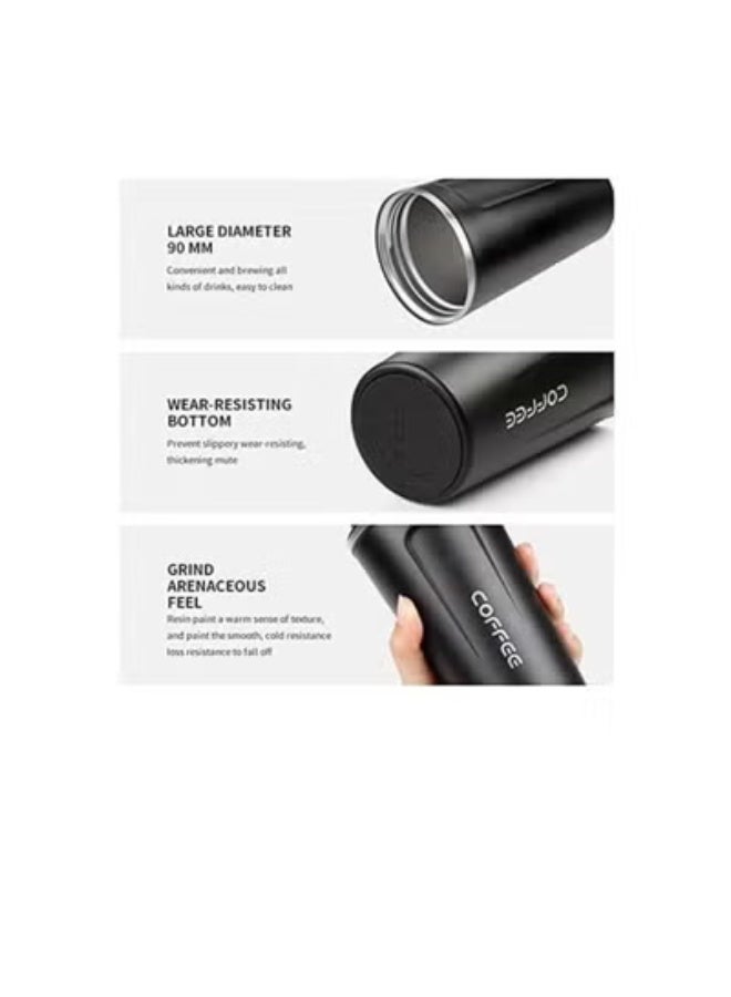 Insulated Travel Thermos Coffee Cup - Leak-Proof Stainless Steel Mug - Multicolour - Image 4