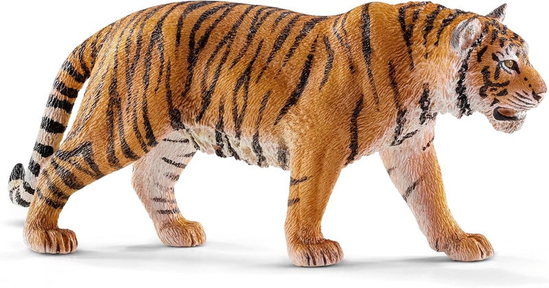 Schleich All preference matching build 14729 Tiger from 3 Years Wild Life Toy Figure, 3 x 13 x 6 cm Trendy natural assorted colors - Image 1