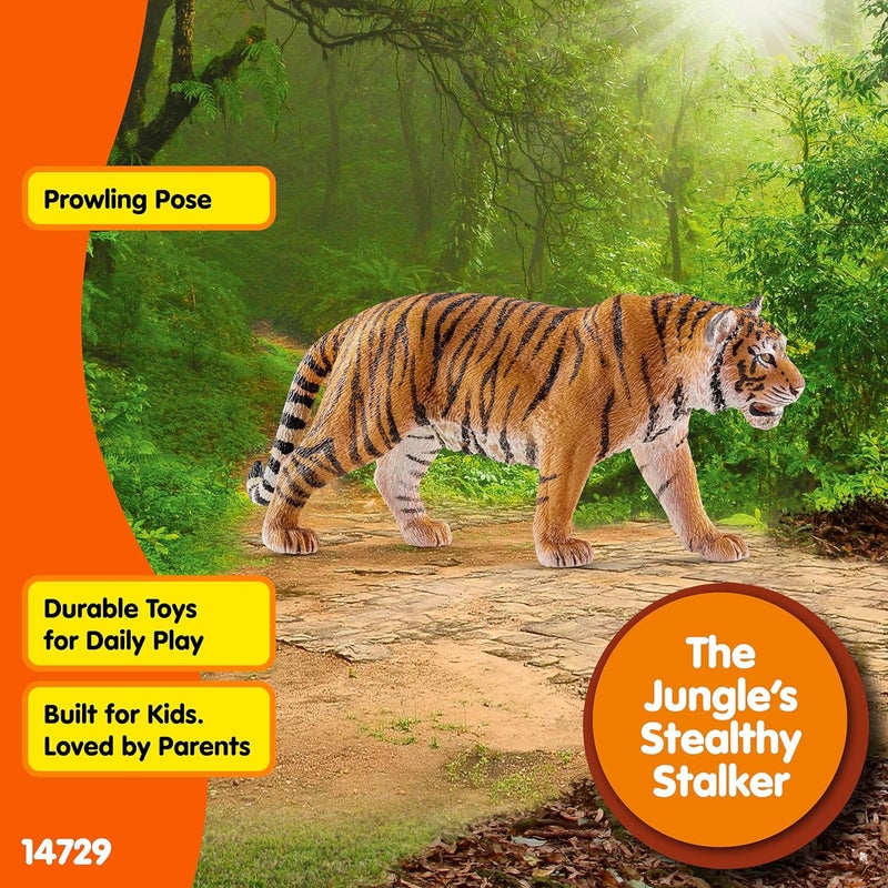 Schleich All preference matching build 14729 Tiger from 3 Years Wild Life Toy Figure, 3 x 13 x 6 cm Trendy natural assorted colors - Image 5
