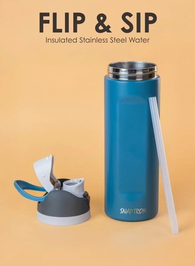 Casa Quesera  SNAPTRON® Flip & Sip Insulated Stainless Steel Bottle  | Best Price UAE