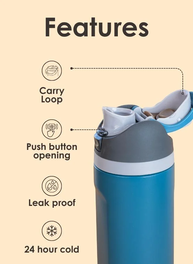 Casa Quesera  SNAPTRON® Flip & Sip Insulated Stainless Steel Bottle  | Best Price UAE