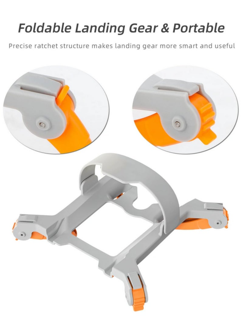 Folding Landing Gear For DJI Mini 4 Pro Increased Height Leg Quick Release Expansion Kit Spider Feet Drone Accessories Upgrade Enhanced Stability and Safety  - Image 2