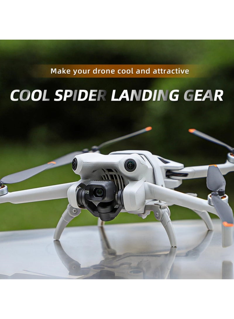 Folding Landing Gear For DJI Mini 4 Pro Increased Height Leg Quick Release Expansion Kit Spider Feet Drone Accessories Upgrade Enhanced Stability and Safety  - Image 5