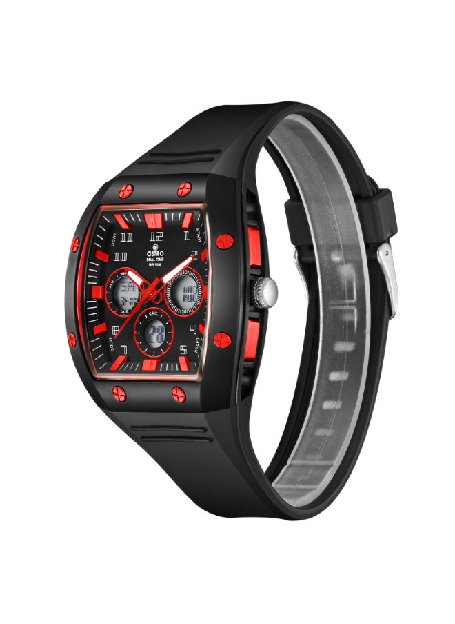 Kids Polyurethane Analog-Digital Watch A24806-PPBBR - 43*47 mm