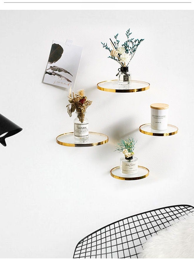 Bukela 19.9x19.9x2 Glass Shelf for Wall Decoration – Oversized Round Design for Home Atmosphere - Image 3