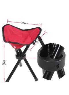 Marrone Marrone Camping Tripod Stool Outdoor Portable Camping Fishing Chair Lightweight Heavy Duty Foot Rest Seat for Outdoor Camping Hiking Fishing Travel Multicolor  - Image 2