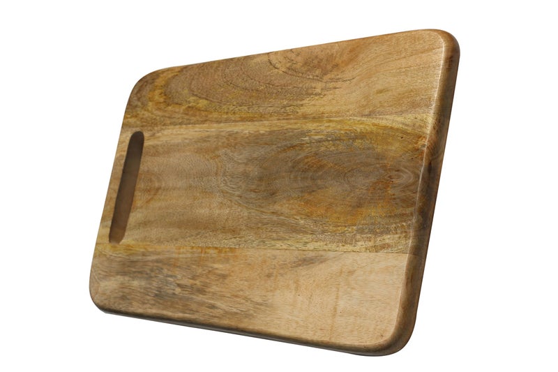 CRAFTCASTLE Mango Wood Chopping Board with Slot Handle | Heavy Duty Wooden Cutting Board for Vegetables, Fruits & Meat | Thick & Durable | Food Safe | 36 x 25 x 2.5 CM - Image 5