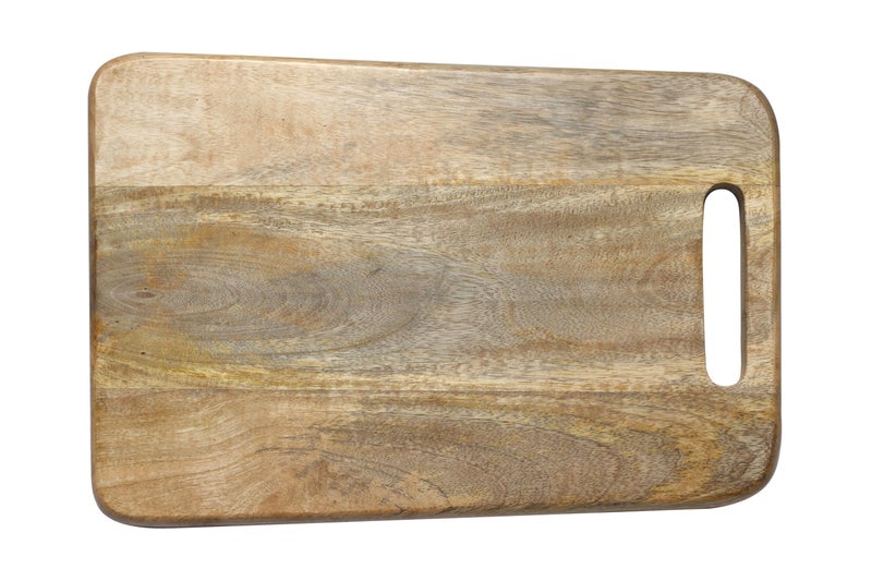 CRAFTCASTLE Mango Wood Chopping Board with Slot Handle | Heavy Duty Wooden Cutting Board for Vegetables, Fruits & Meat | Thick & Durable | Food Safe | 36 x 25 x 2.5 CM - Image 2