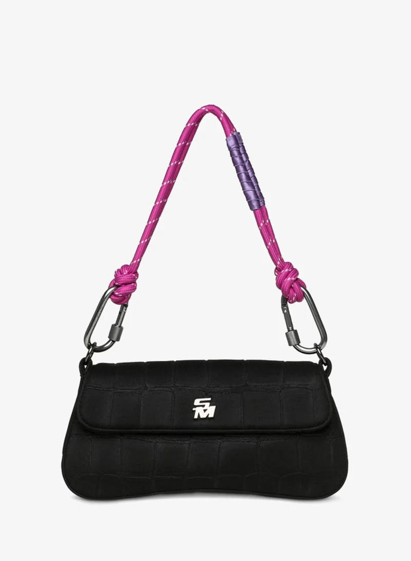 ستيف مادن Bviper-u Women's Black Shoulder Bag