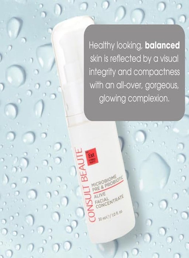 Consult Beaute Microbiome Face Serum Concentrate Pre & Probiotic Moisturizes and Balances Facial Skin Barrier 1 Fl Oz - Image 3