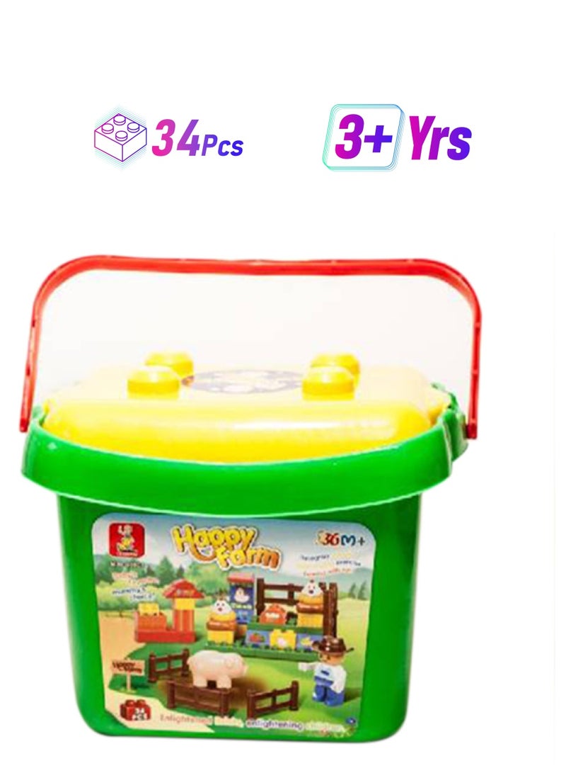 34-Piece Happy Farm Toy 34 - Image 1