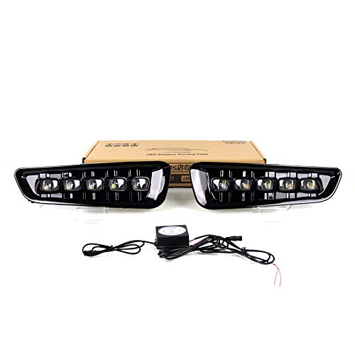 Dreamseek LED DRL for Ford F150 F-150 Raptor 2016 2017 2018 2019 2020 Bumper Driving Fog Lamp Daytime Running Assembly Lights Kits with Amber Turn Signal - Image 2