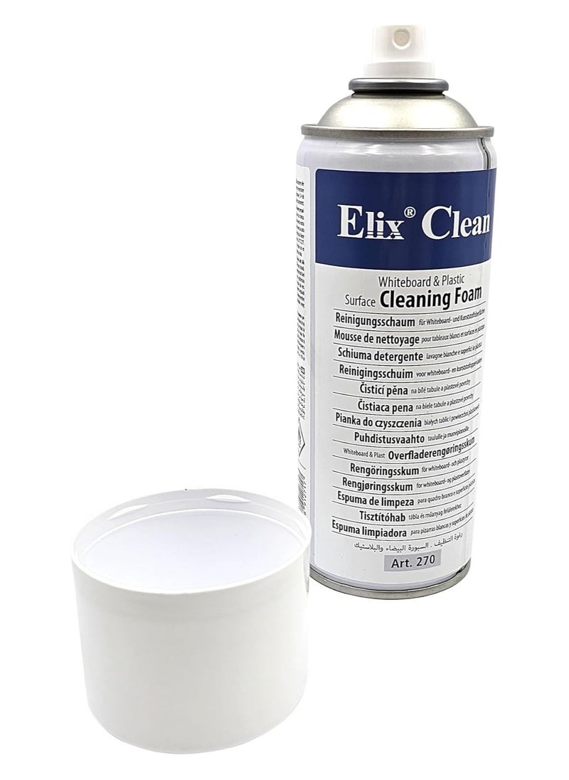 ECS ECS Elix Clean White Board Cleaner Foam 400ml, For whiteboards and plastic surfaces  - Image 2