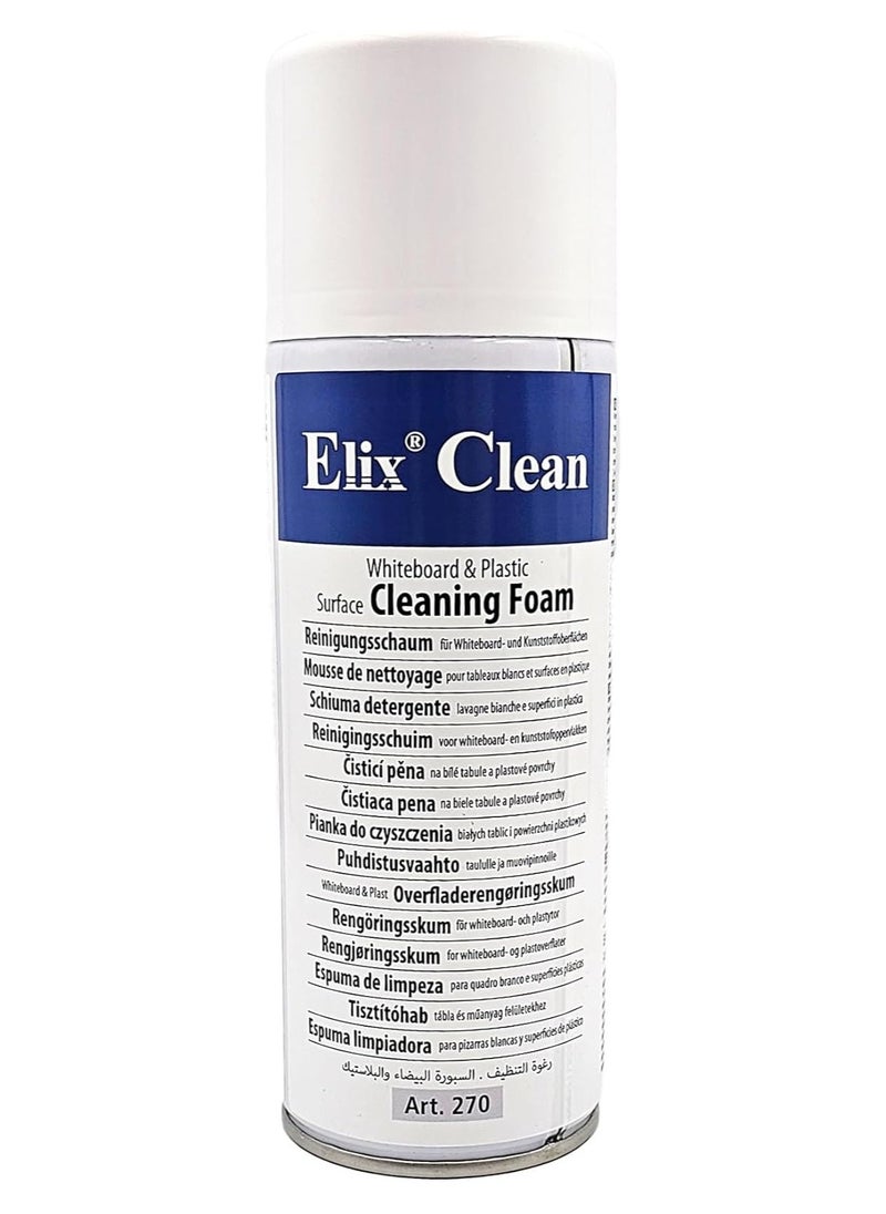 ECS ECS Elix Clean White Board Cleaner Foam 400ml, For whiteboards and plastic surfaces  - Image 1