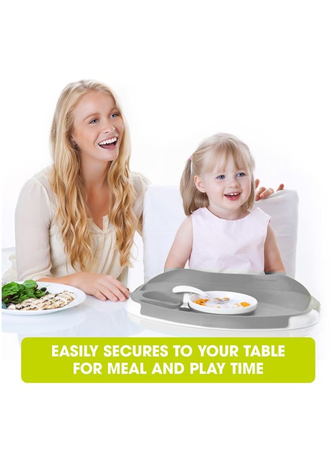 ginsey Tidy Table Activity and Meal Tray, Grey - Portable Meal Tray, Activity Tray, Kids Activity Tray - Image 2