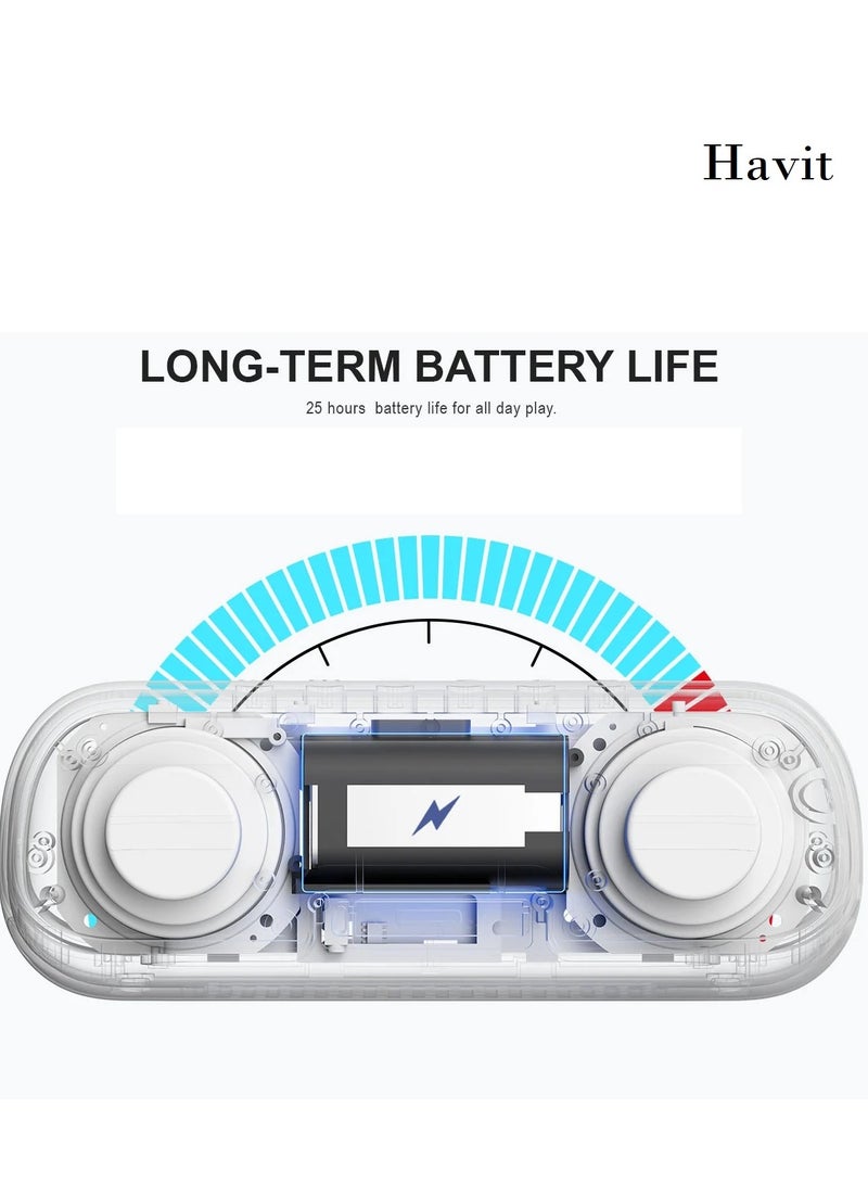 HAVIT M69 Bluetooth Speaker with Dual Strong Bass & IPX7 Waterproof - Image 4