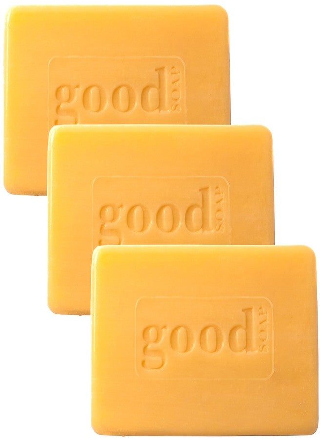 Alaffia Good Soap Golden Milk 3-Pack – Long-Lasting Bar Soap Crafted with Fair Trade Shea Butter, 5 Oz Ea - Image 1