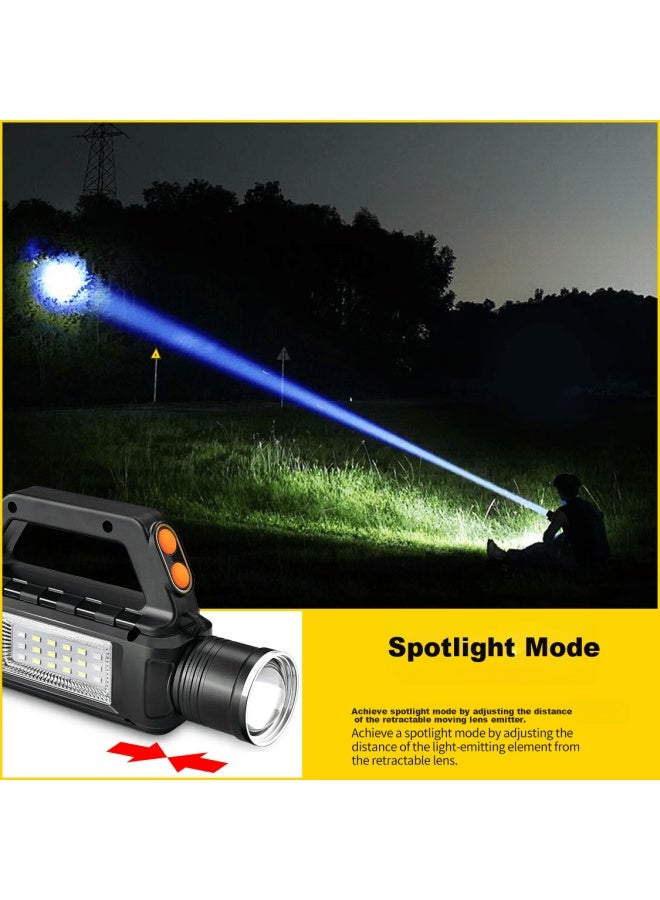 Thermarest High-power Zoomable Long-range Outdoor Super Bright Rechargeable Flashlight Home Use Long Battery Life New Model - Image 2