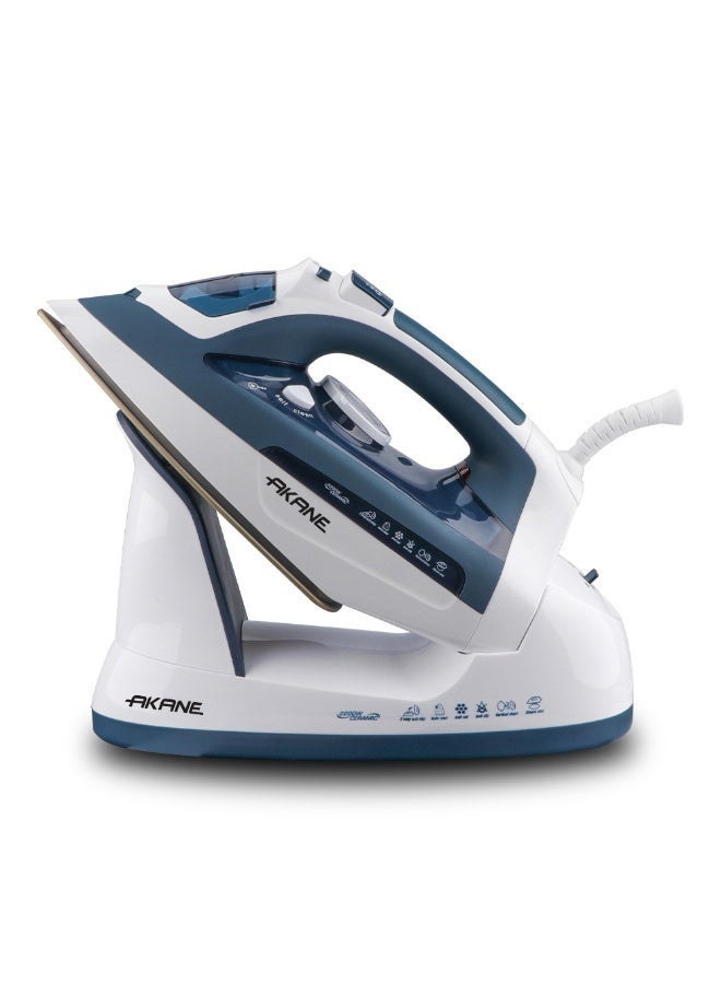 AKANE A.81208 2600W Electric Steam Iron Plancha de vapor eléctrica Ceramic Soleplate Vertical Steam Wired Wireless Use - Image 2