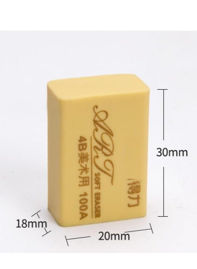 AIWANTO 10 Pack Pencil Erasers Dust Free Eraser For School Office & Home (2Pcs/Pack) - Image 3