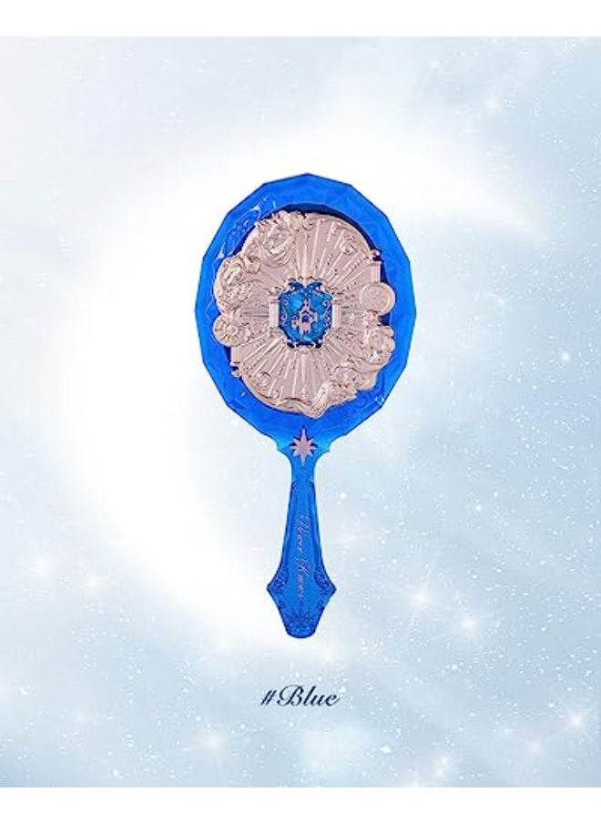Flower Knows Moonlight Mermaid Handheld Exquisite Mirror, Blue  - Image 4