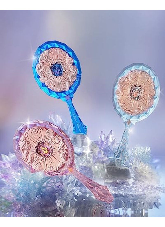 Flower Knows Moonlight Mermaid Handheld Exquisite Mirror, Blue  - Image 5