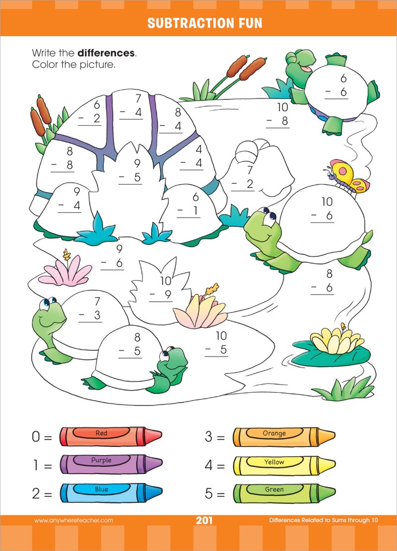 School Zone Big First Grade Workbook: 320 Pages, 1st Grade, Reading Comprehension, Phonics, Spelling, Vocabulary, Basic Math, Time, Money, Fractions, Ages 6 to 7 - Image 5