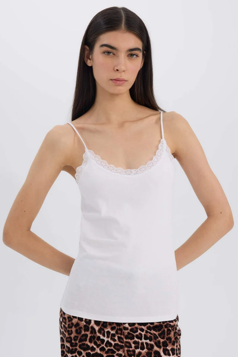 Defacto Fall in Love Regular Fit Cotton Undershirt
