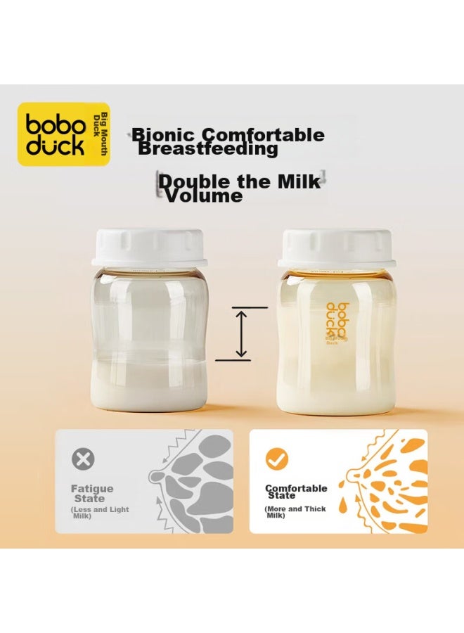 Boboduck Electric Breast Pump, Fully Automatic, Single-sided, Integrated, Painless Massage, Portable Breast Pump, F5092 White Pp - Image 3