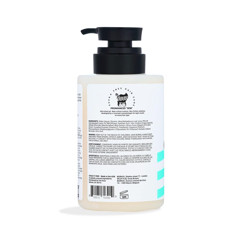 The Doux 808 Base Curl Defining Gel for Natural Hair â€“ Medium Hold Styling Gel with Honey, Aloe & Marshmallow Root â€“ Anti-Frizz Curl Enhancer for Wash and Go, Twist-Outs, TWA & All Curl Types - Image 2