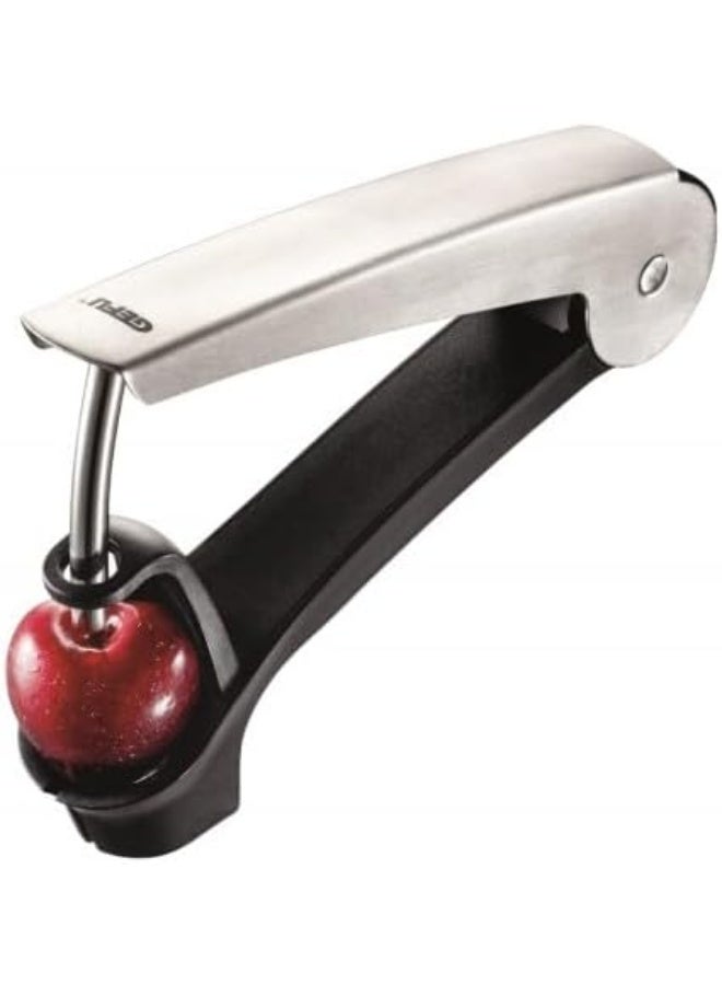 Gefu 19140 Cherry Stoner Dropio, Stainless Steel, Black, One Size - Image 4