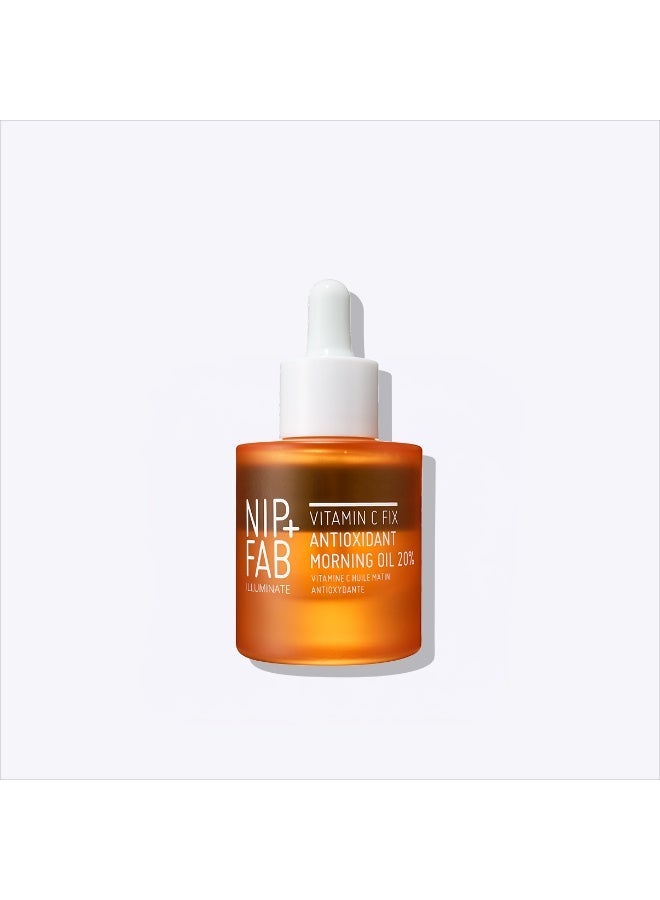 NIP+FAB NEW- NIP+FAB Vitamin C Fix Antioxidant Morning Face Oil 20%, 30ml - Image 1