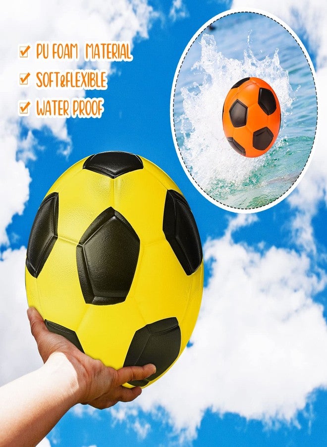 Jerify 4 Pcs Sports Foam Soccer Ball 6.5 Inch Soft Soccer Foam Ball for Kids Teens Adults Indoor Practice and Backyard Play Beach Swimming Pool Mini Sport Sensory Stress Gift - Image 4