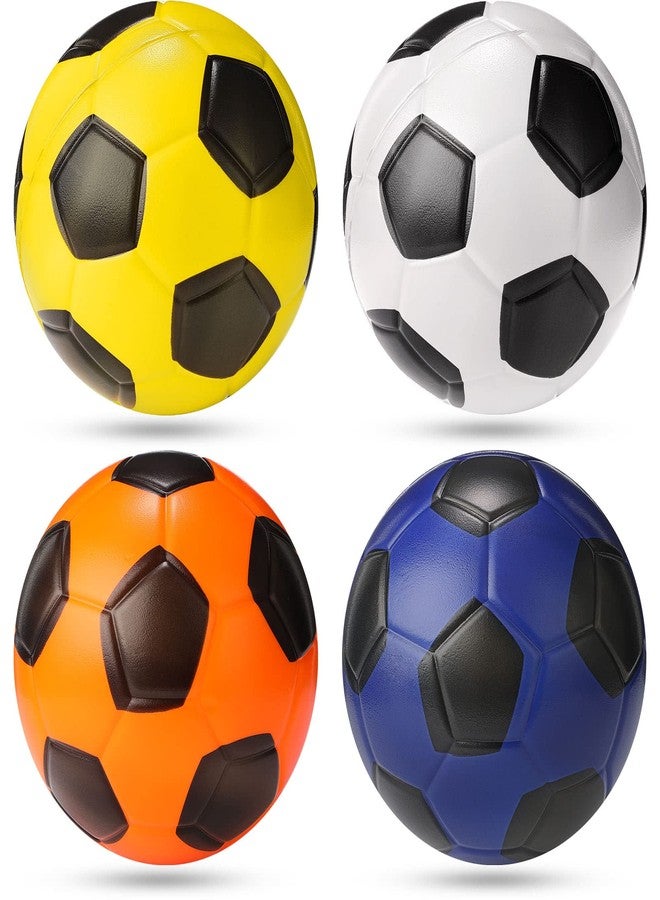 Jerify 4 Pcs Sports Foam Soccer Ball 6.5 Inch Soft Soccer Foam Ball for Kids Teens Adults Indoor Practice and Backyard Play Beach Swimming Pool Mini Sport Sensory Stress Gift - Image 1