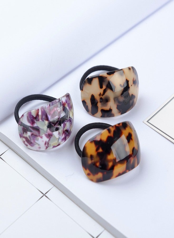 Prettyou 3 Pieces Handmade Celluloid French Design Hair ties Luxury Fashion Accessories Hair Clip for Women - Image 2