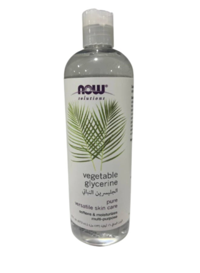 زيت نباتي جلسرين نقي 100%، متعدد الاستخدامات للعناية بالبشرة، 473 مل