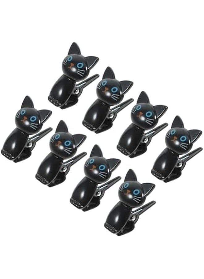 Generic 8-Pack of Adorable Cat Bag Clips for Airtight Sealing in the Kitchen and Snacks  - Image 1