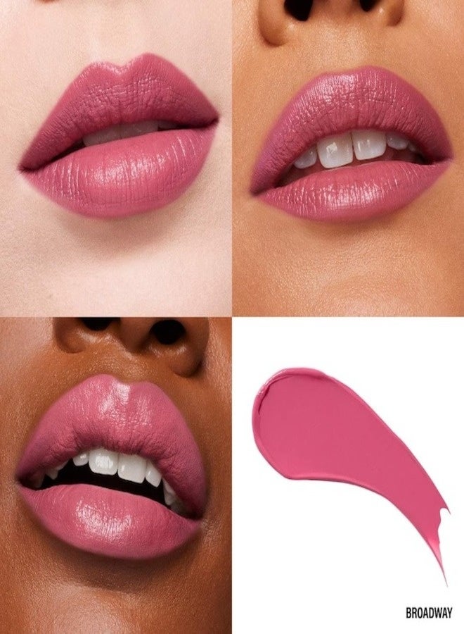 مكياج ماريو أحمر شفاه سوبر ساتين® من ميك أب باي ماريو، 3.5 غرام - لون برودواي - وردي فاتح، مريح في الارتداء، غني بالأصباغ، بلمسة نهائية ساتانية - Image 2