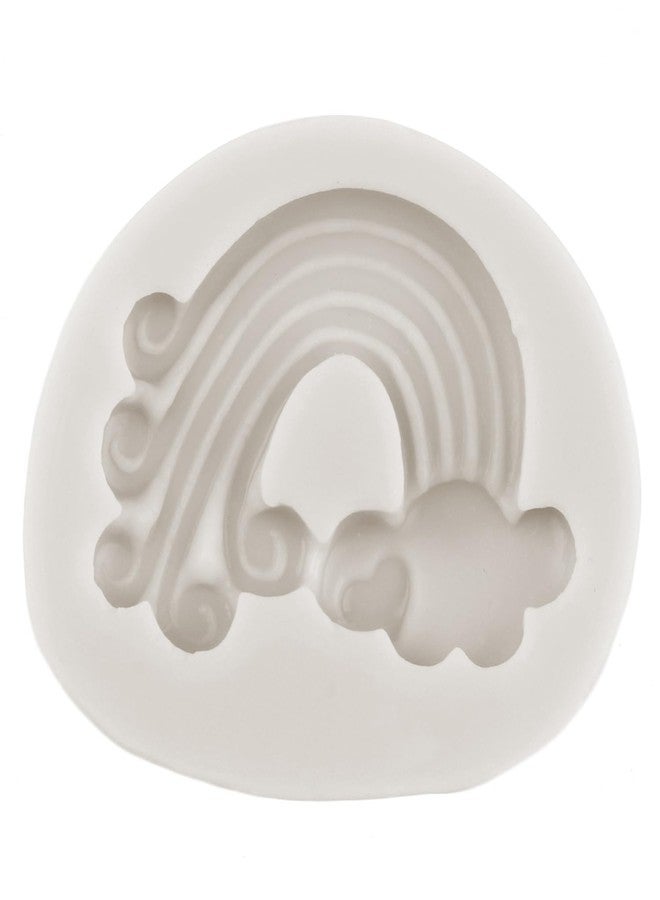 MINFEIDMS Rainbow Silicone Fondant Molds For Cake Decorating Cupcake Topper Candy Chocolate Gum Paste Set Of 4 - Image 3