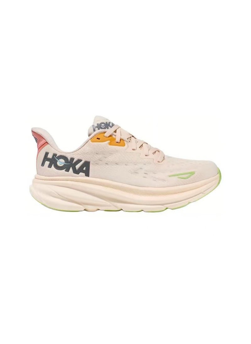 Hoka One One Clifton 9 Outdoor Running Sneakers Beige  - Image 2