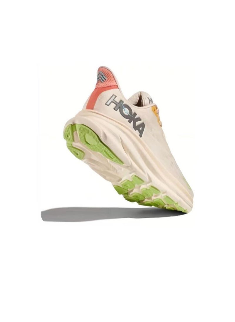 Hoka One One Clifton 9 Outdoor Running Sneakers Beige  - Image 4