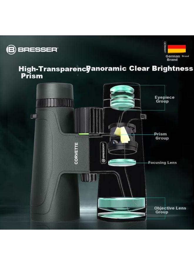 Bresser Cruiser 12x50 Binoculars High Definition High Power Large Eyepiece Low Light Outdoor Concert Sports - Image 4