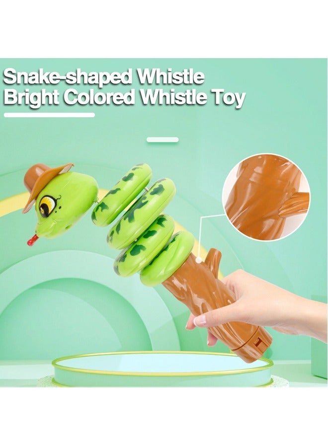 فاشون هوم لطيف الكرتون صفير ثعبان لعبة التواء صافرة لعبة طفل صغير صافرة الضغط يتأرجح قوة التحكم في التوازن لعبة ما قبل المدرسة التعلم لعبة تعليمية للأطفال - Image 2