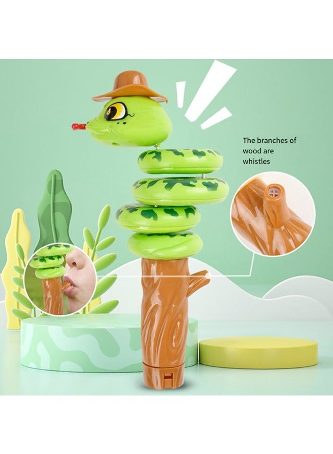 فاشون هوم لطيف الكرتون صفير ثعبان لعبة التواء صافرة لعبة طفل صغير صافرة الضغط يتأرجح قوة التحكم في التوازن لعبة ما قبل المدرسة التعلم لعبة تعليمية للأطفال - Image 3