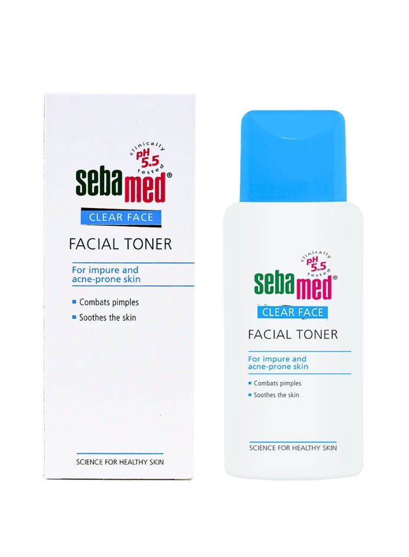 سيباميد تونر وجه للتنظيف العميق لوجه صاف للبشرة غير النقية والمعرضة لحب الشباب يقاوم البثور ويهدئ البشرة بدرجة حموضة pH 5.5 ١٥٠ مل - Image 1